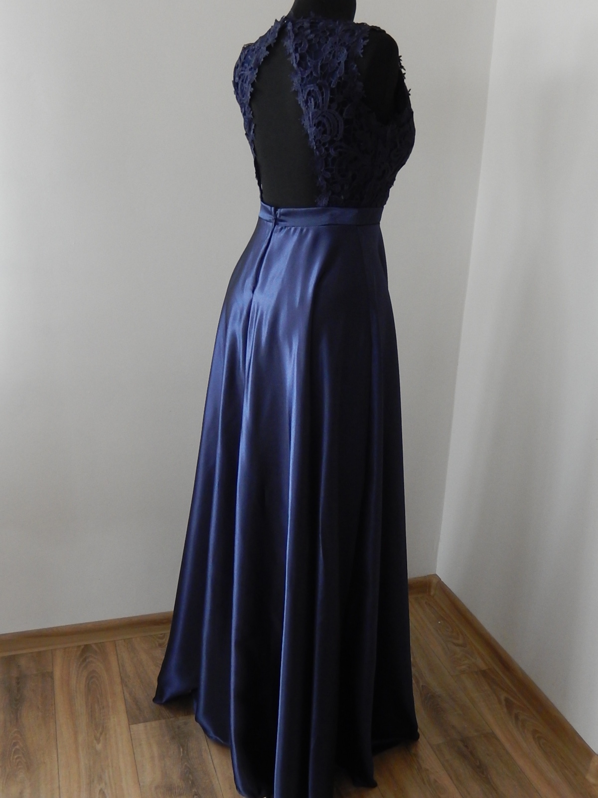 Dámské společenské dlouhé šaty LUNA modrá