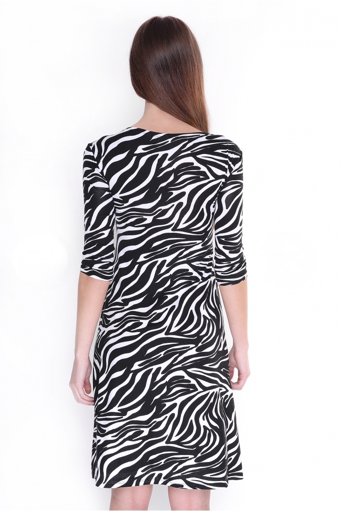 Dámské šaty RICHE se vzorem zebra
