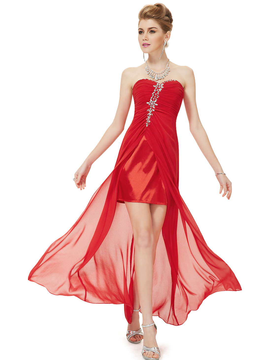 Ever Pretty plesové a společenské šaty  červená