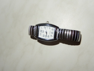 Náramkové hodinky kovovým páskem