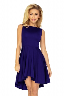Dámské šaty s asymetrickou sukní NUMOCO 33-5 modrá