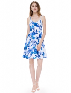 Dámské letní krátké šaty JOLIE modrá